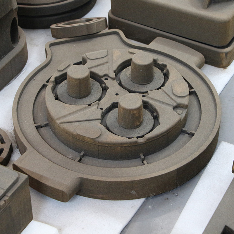 Binder Jet Sand Mold 3D Printed Parts