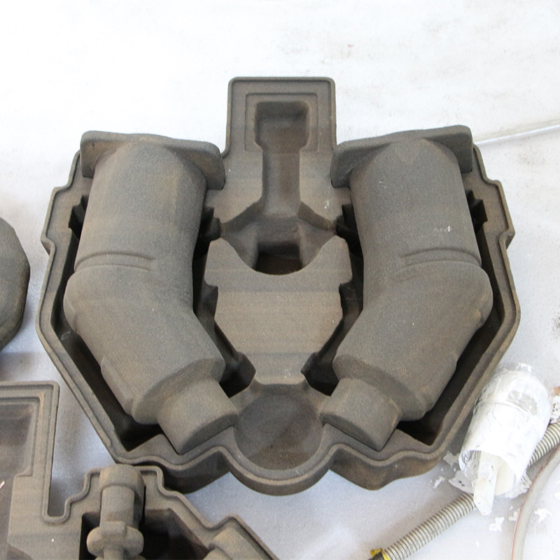 Sand molds printed by the bonded jet process