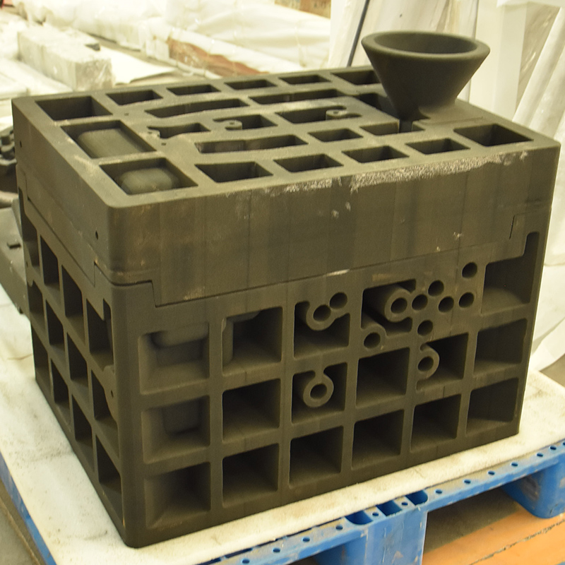 Sand mold 3D printing samples